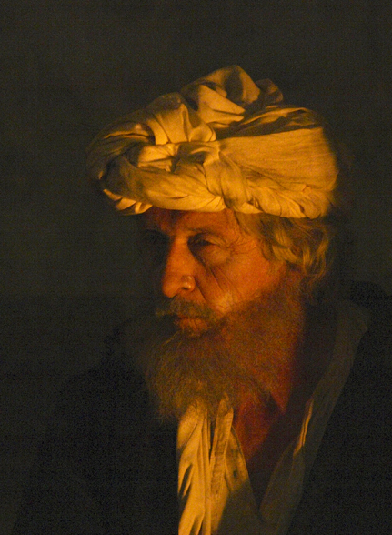 L’attore olandese Rutger Hauer presso la villa medicea di Poggio a Caiano durante le riprese della “docufiction” su Michelangelo