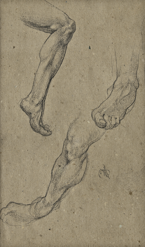 Matita nera, studi per scultura